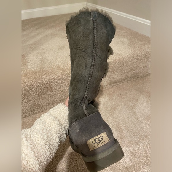 UGG Grey Bailey Button Boots - Picture 11 of 15